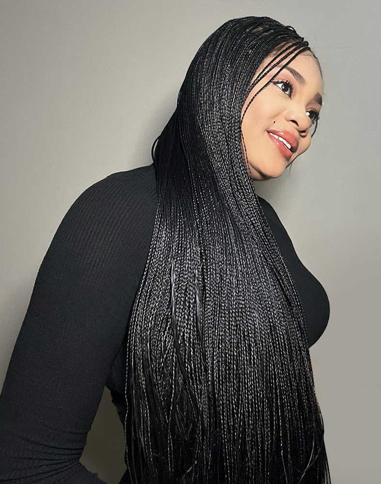 Duchess Braid 10 – Black Straight Braided Wig with 5x5 Closure (Very Long, Extra Full Density)