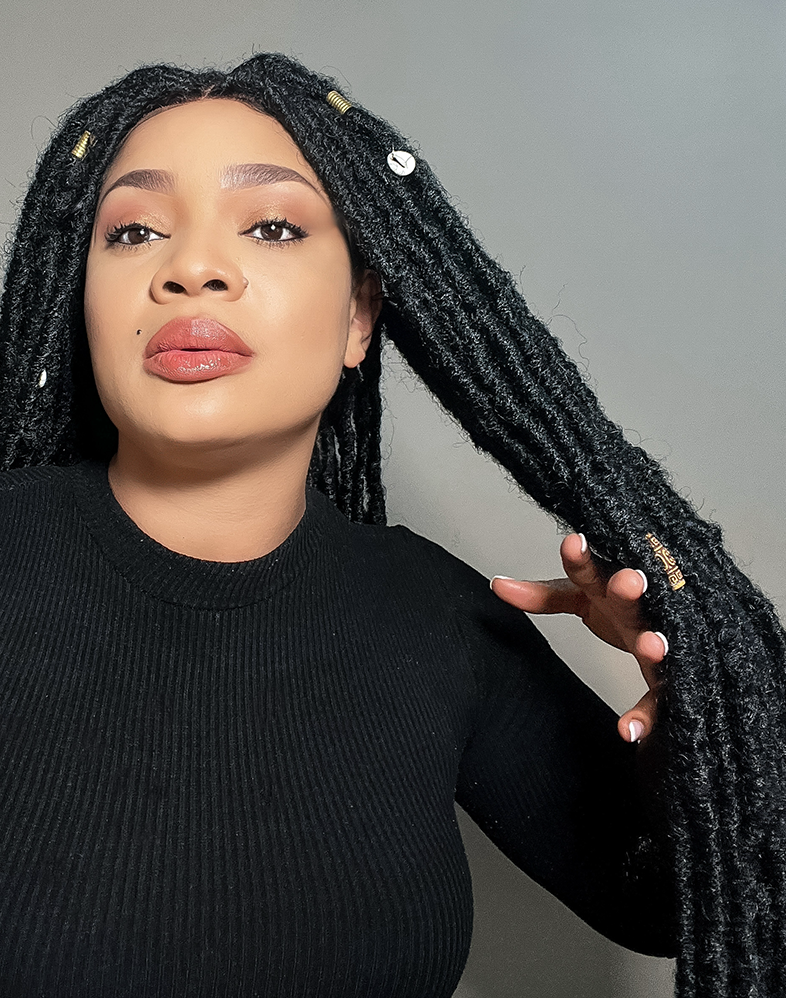 Duchess Dread 10 – Black Dreadlocks Wig (Very Long, Full Frontal, Extra Full Density)