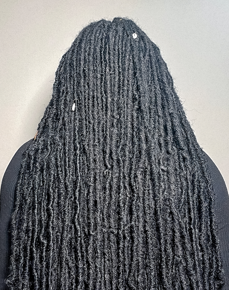 Duchess Dread 10 – Black Dreadlocks Wig (Very Long, Full Frontal, Extra Full Density)