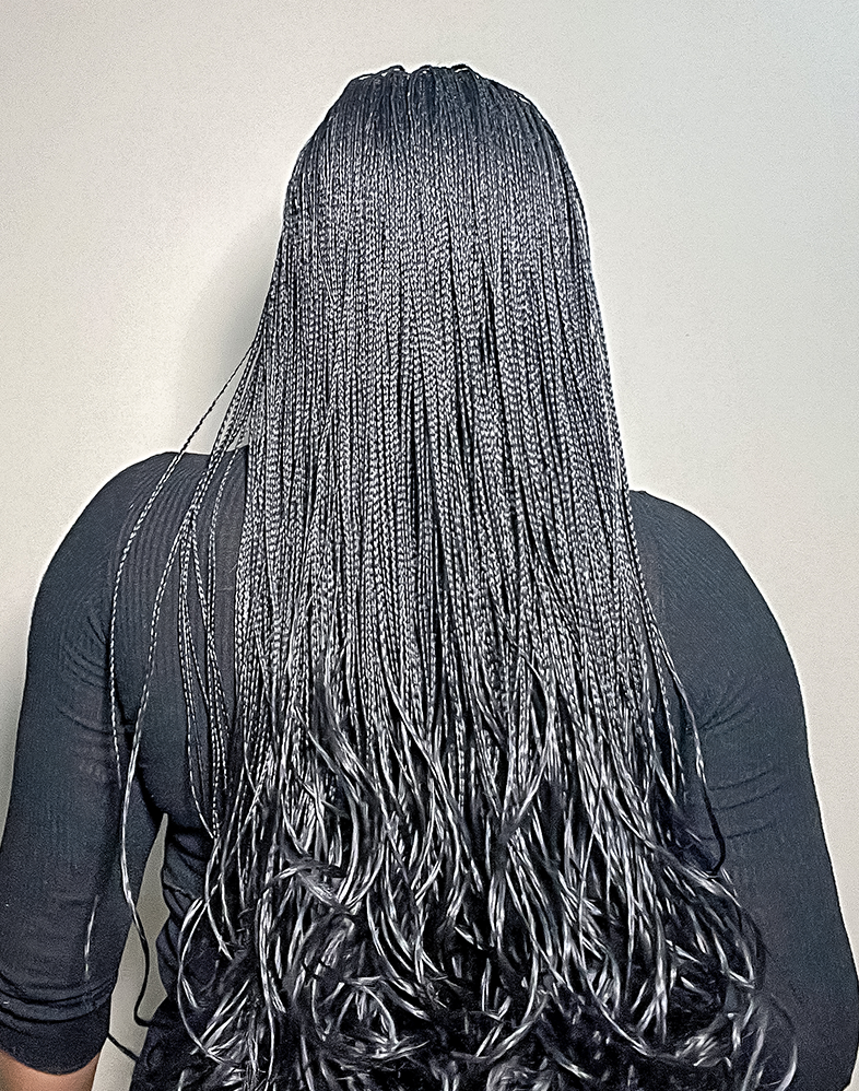 Duchess French 20 – Black French Curl Wig (36”, Very Long, 13x6 Full Frontal, Extra Full Density)