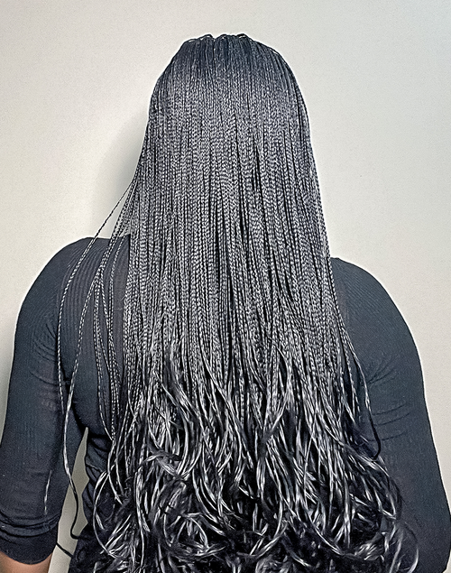 Duchess French 20 – Black French Curl Wig (36”, Very Long, 13x6 Full Frontal, Extra Full Density)