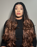 Duchess Ghana Weave 10 – Layered Ghana Weave Braided Wig with Mini Closure (23”, Chestnut & Black Mix, Xtra Full Density)