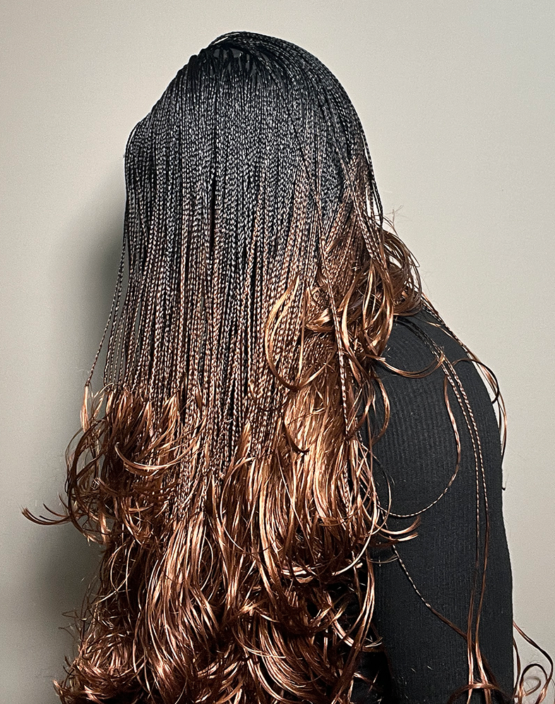 Duchess Ghana Weave 10 – Layered Ghana Weave Braided Wig with Mini Closure (23”, Chestnut & Black Mix, Xtra Full Density)