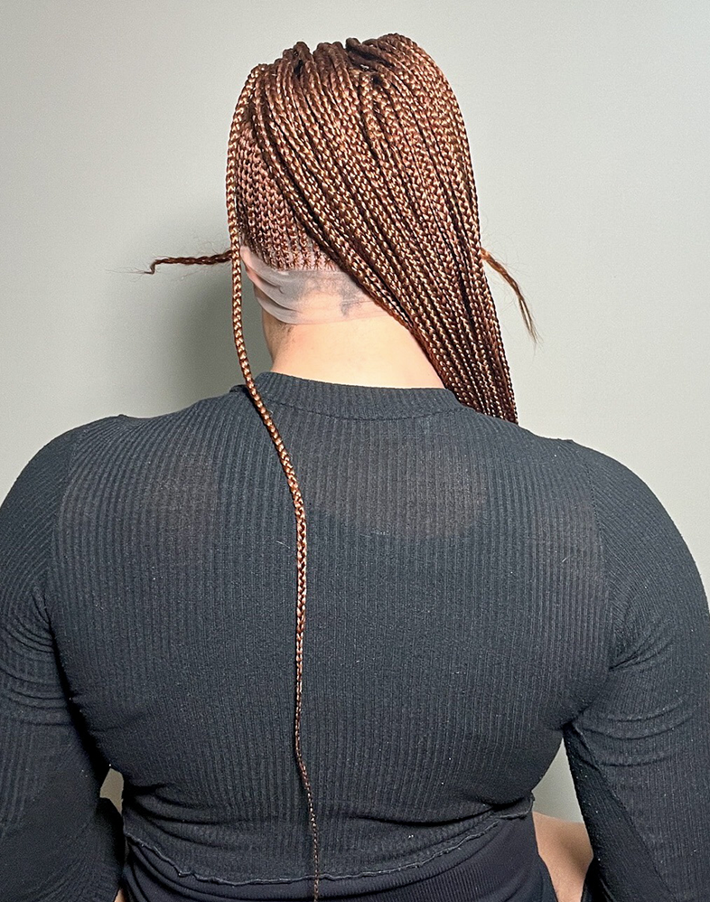 Lady Ghana Weave 60 | Ghana Shuku Braided Wig – 360 Lace (44″ Very Long, Full Density
