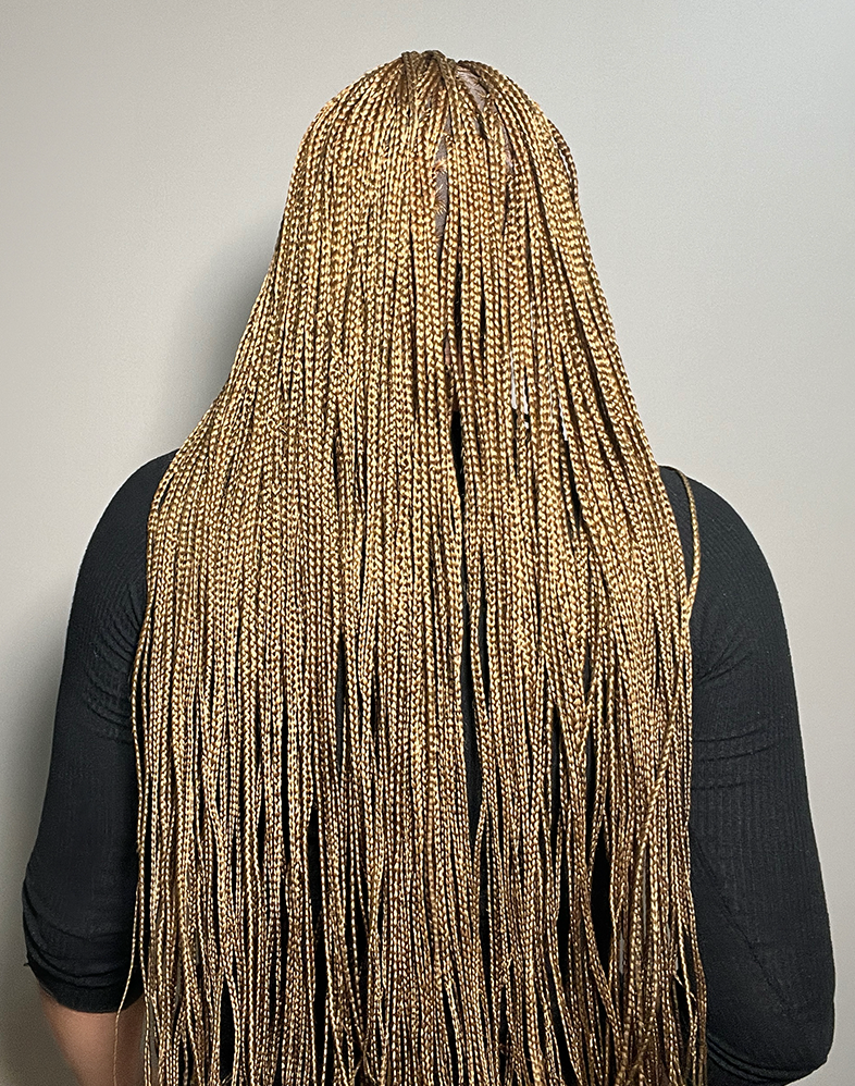 Lady Knotless 30 | Knotless Braided Wig – 360 Lace (40″ Very Long, Full Density)