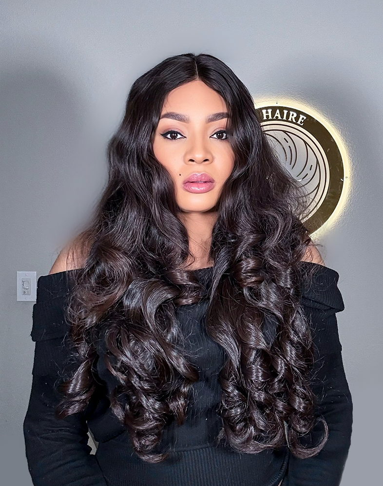 Royal 420 
Super Double Drawn 200% Density CrownBouncy Curls Human Hair
Wig, 5×5 Lace Closure, 30" Natural | Royal Collection