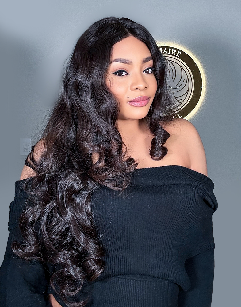 Royal 420 
Super Double Drawn 200% Density CrownBouncy Curls Human Hair
Wig, 5×5 Lace Closure, 30" Natural | Royal Collection