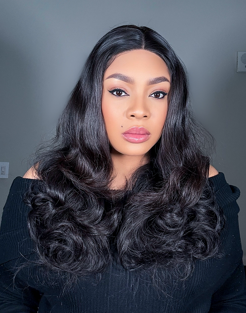 Queen 410 Double Drawn 200% Density Layered Queen Curly Tip Raw Donor Hair 18–20 Inches • Natural
Queen Collectio