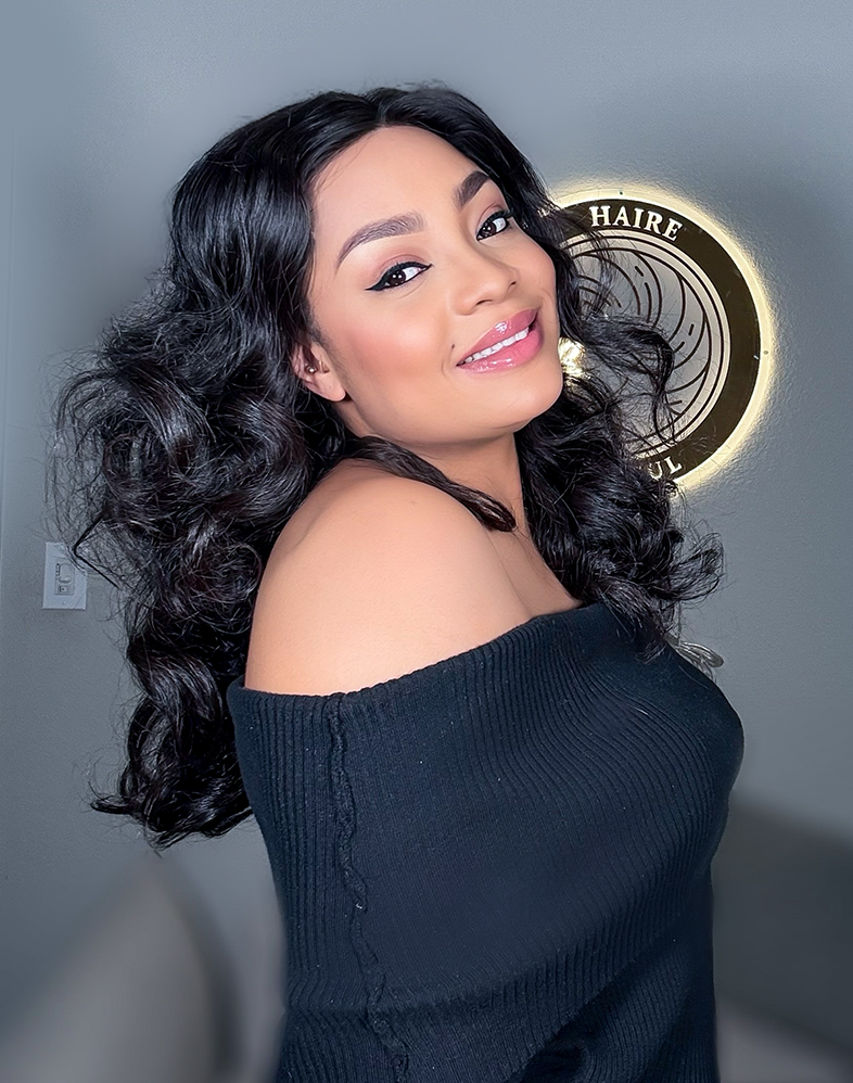 Queen 510 Super Double Drawn Raw Donor Hair Wig 6×6 Lace Closure • 18 Inches • Natural
Queen Collection