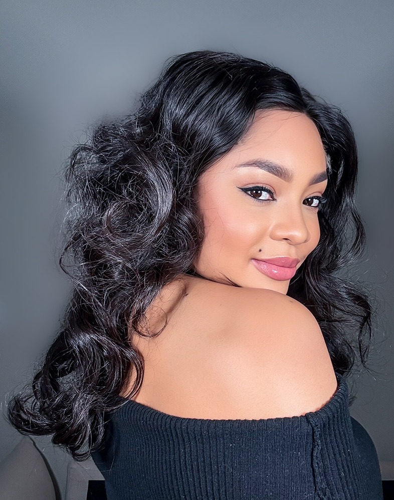 Queen 510 Super Double Drawn Raw Donor Hair Wig 6×6 Lace Closure • 18 Inches • Natural
Queen Collection