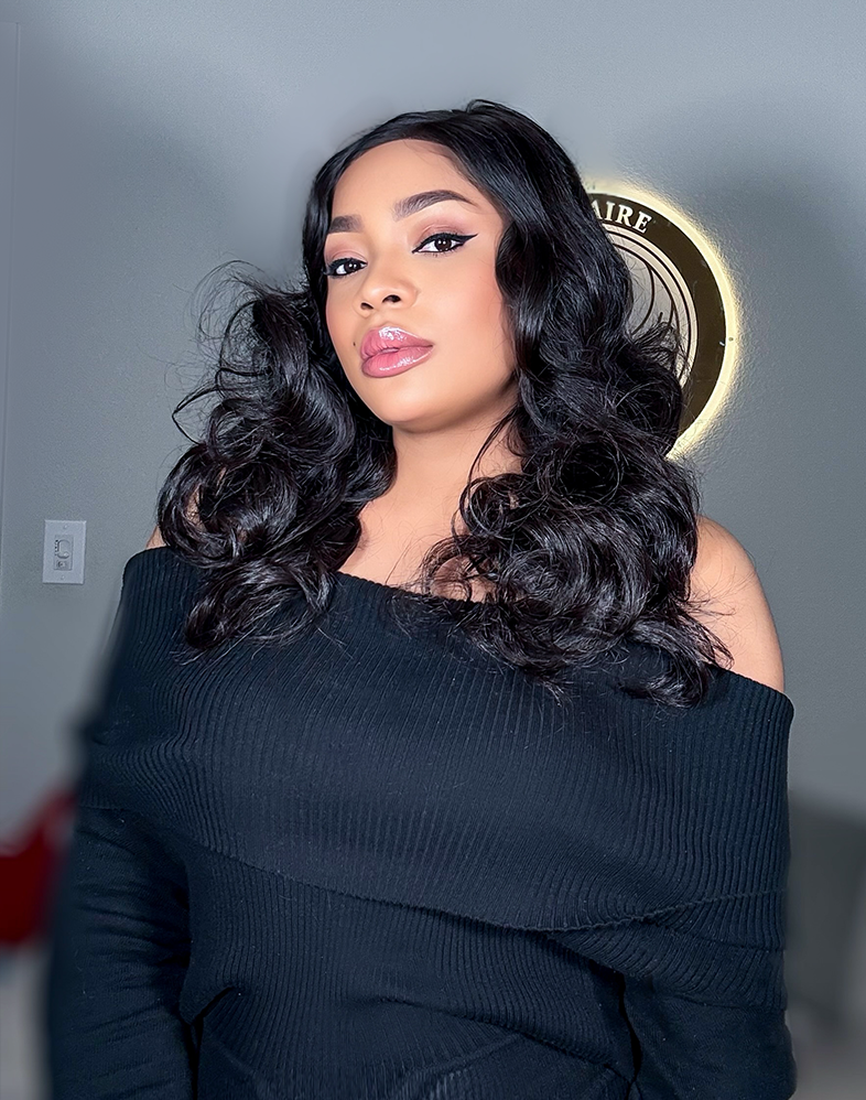 Queen 510 Super Double Drawn Raw Donor Hair Wig 6×6 Lace Closure • 18 Inches • Natural
Queen Collection