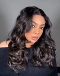 Queen 520 Super Double Drawn Wave Raw Donor Hair Wig 4×4 Closure • 18 Inches • Natural Color • 200% Density
Queen Collection
