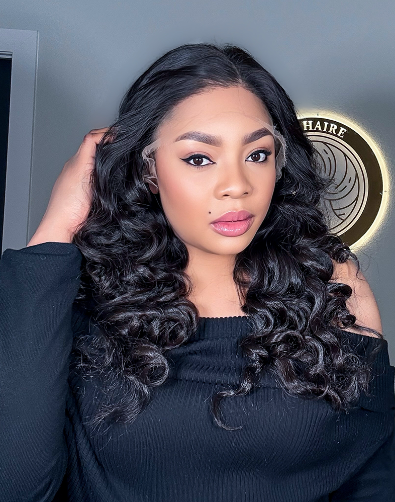 Queen 700 Premium Super Double Drawn Sea Wave Human Hair Wig
13×6 Lace Frontal • 20 Inches • Natural Queen Collection