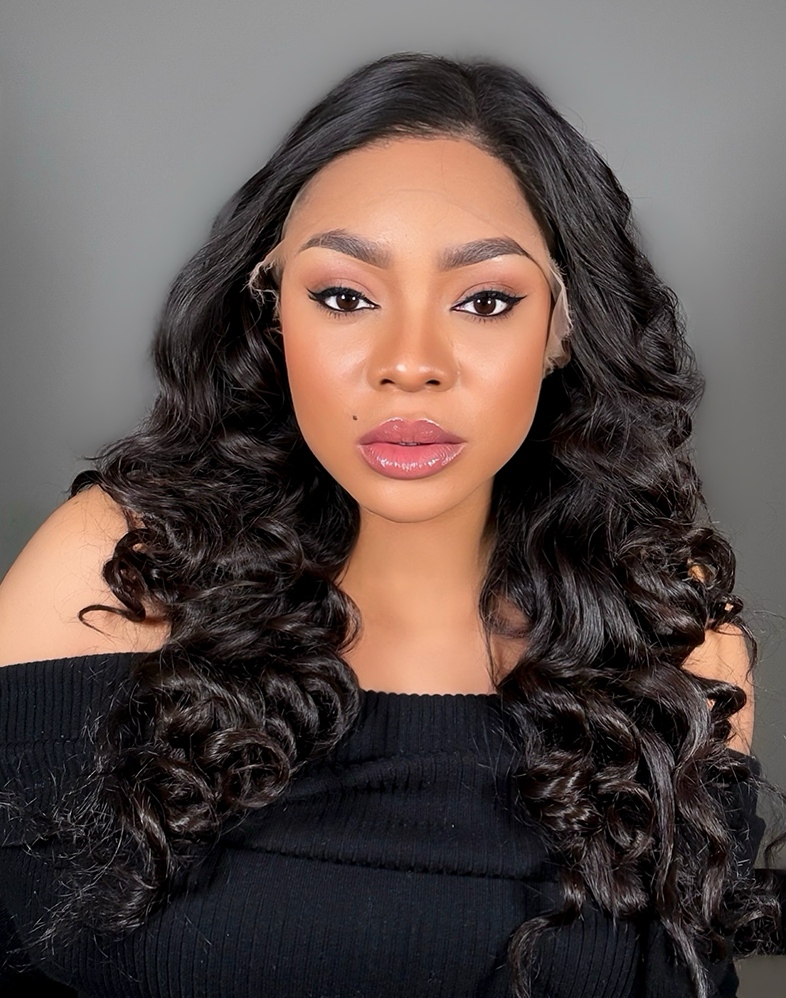 Queen 700 Premium Super Double Drawn Sea Wave Human Hair Wig
13×6 Lace Frontal • 20 Inches • Natural Queen Collection