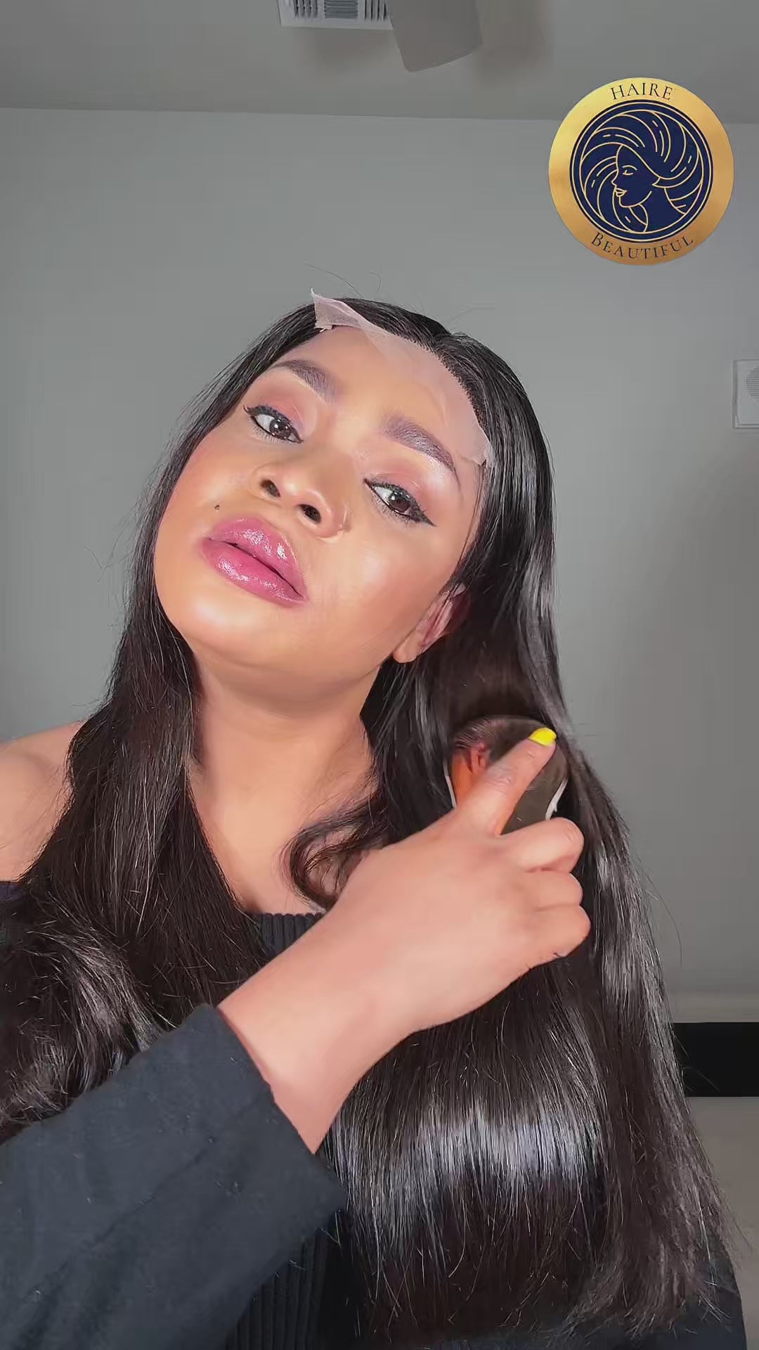 Queen 610 Super Double Drawn 200% Density Straight Human Hair Wig
4×4 Lace Closure • 18 Inches • Natural
Queen Collection